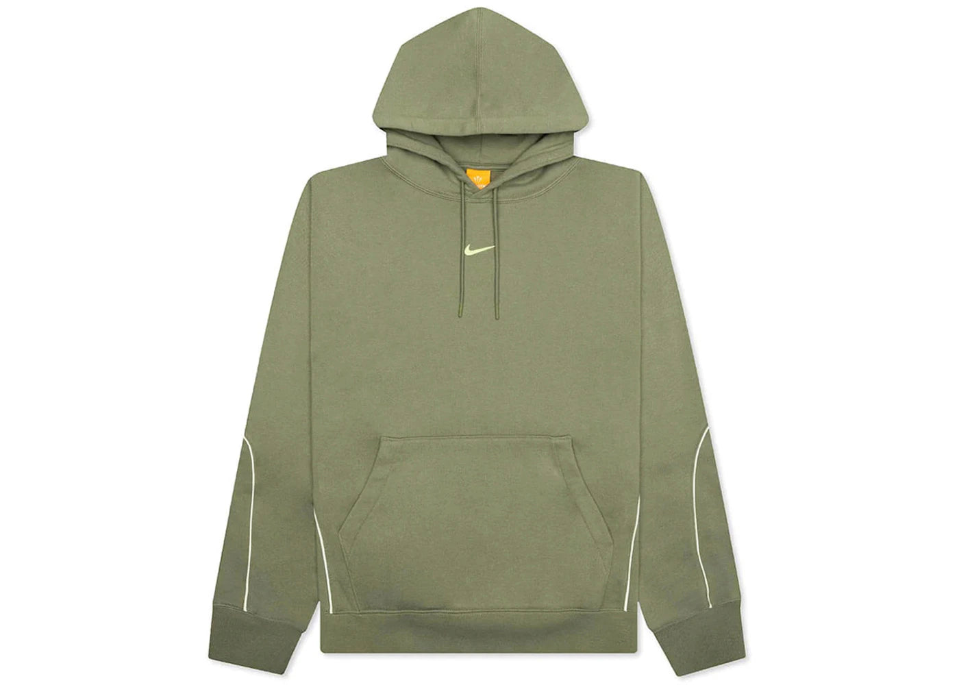 Nike x NOCTA NRG Fleece CS Hoodie Oil Green/Light Liquid Lime -1