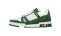 Louis Vuitton Trainer Green Monogram Denim White 1A9JHV mthorshop sneakers