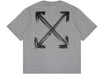 OFF-WHITE Chalk Arrow Skate Fit Tee Heather Grey -1