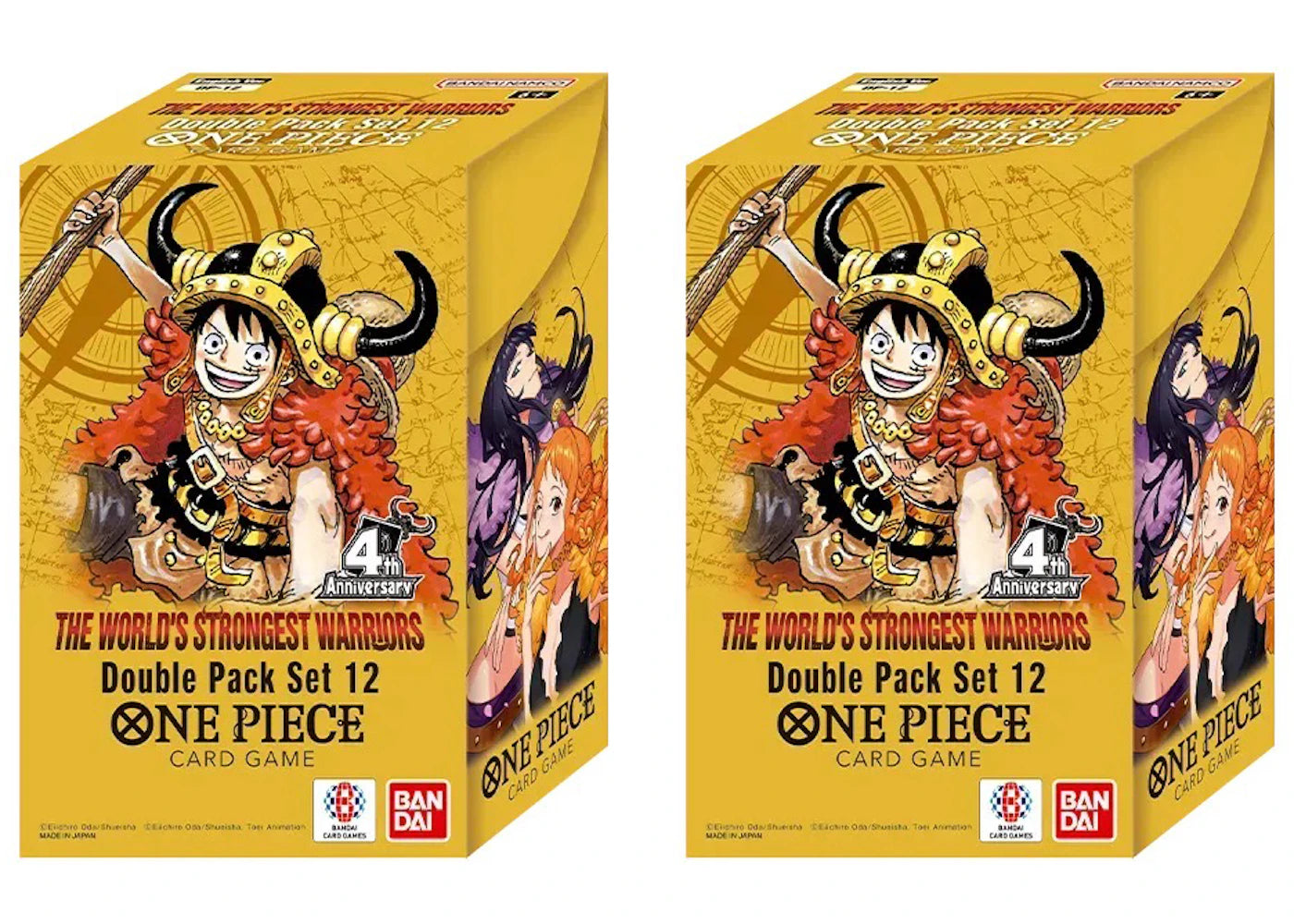 2026 Bandai One Piece The World's Strongest Warriors (OP-17) Double Pack Set Vol. 12 2x Lot -1