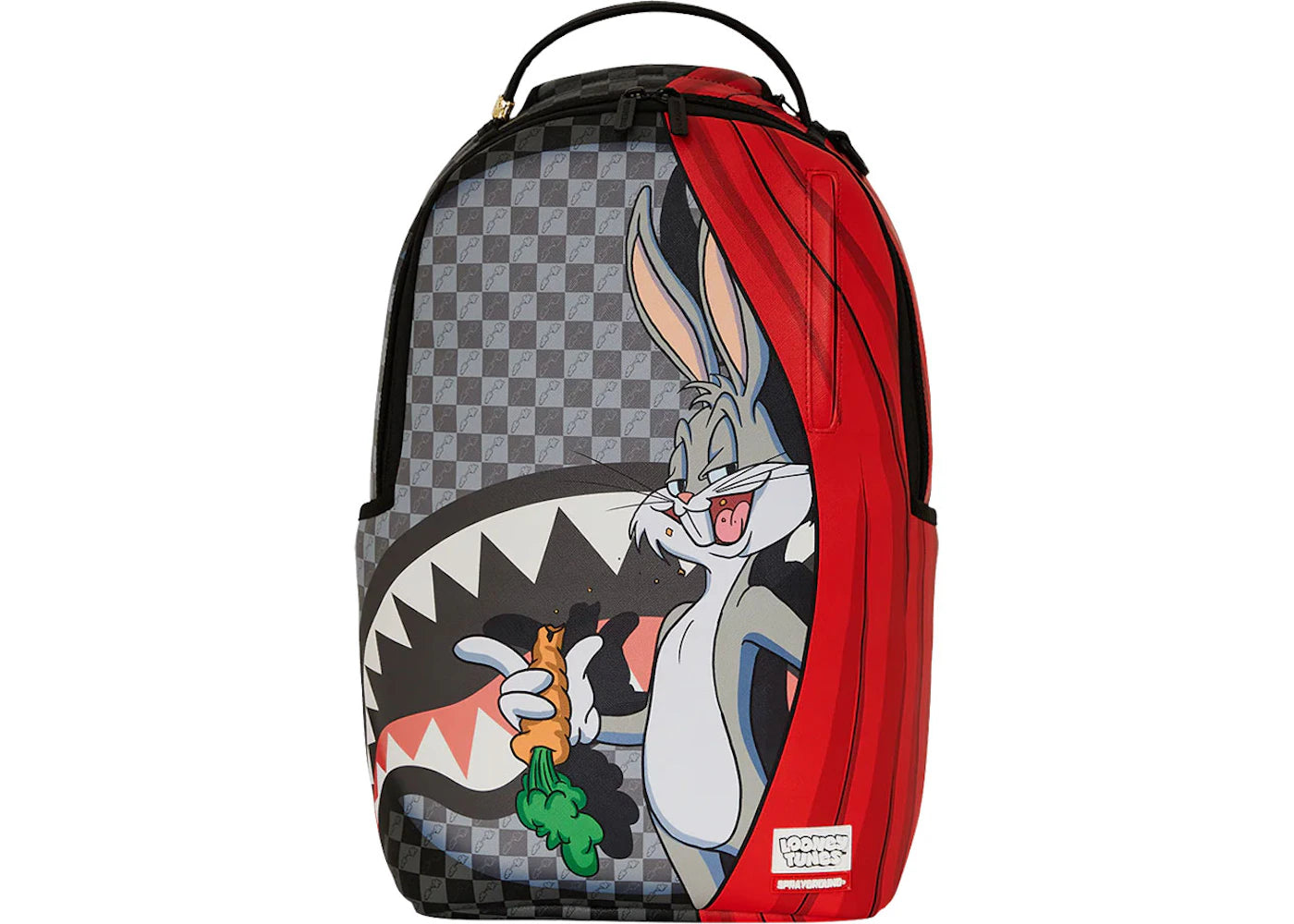 Sprayground Looney Tunes Bugs Bunny Wasup Backpack Grey/Red -1