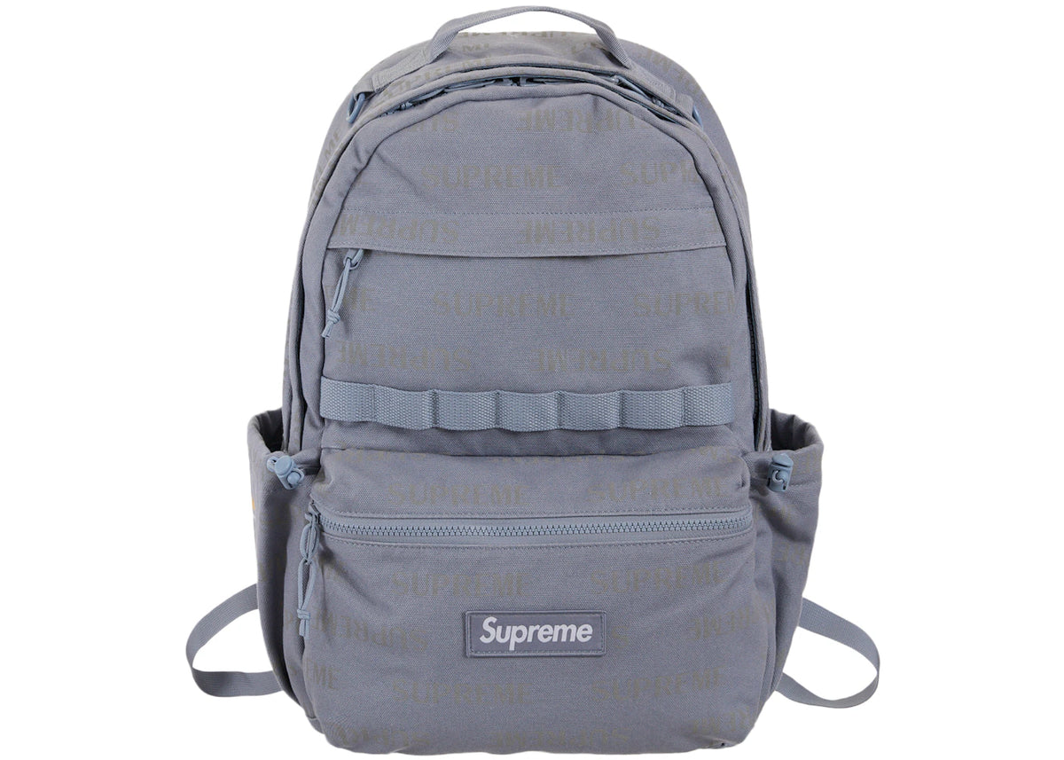 Supreme Logo Backpack (FW26) Light Blue -1