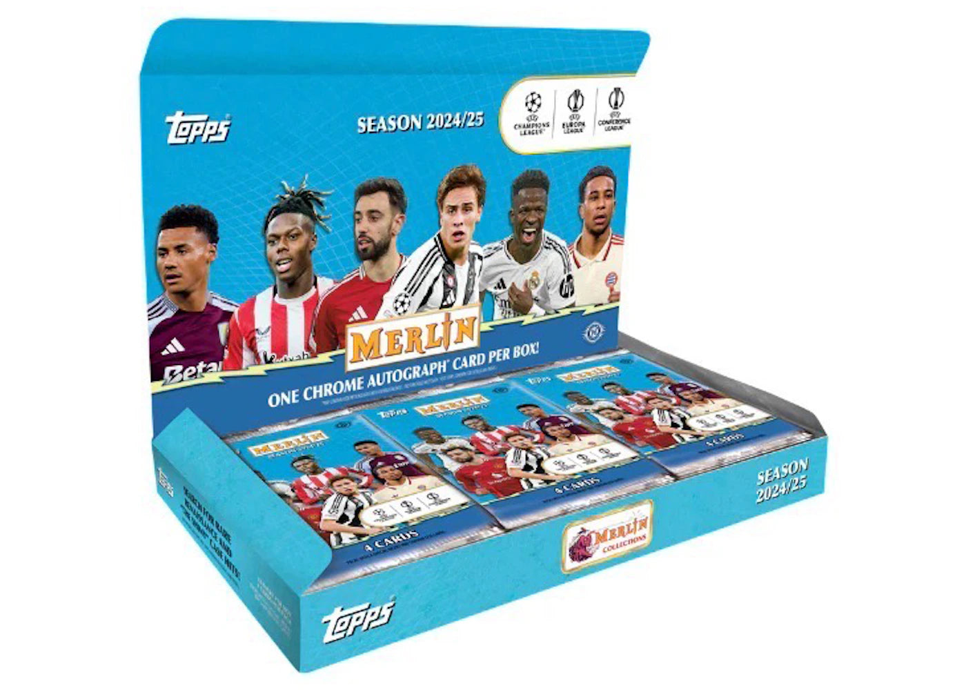 2024-25 Topps Merlin Chrome UCC Soccer Hobby Box -1