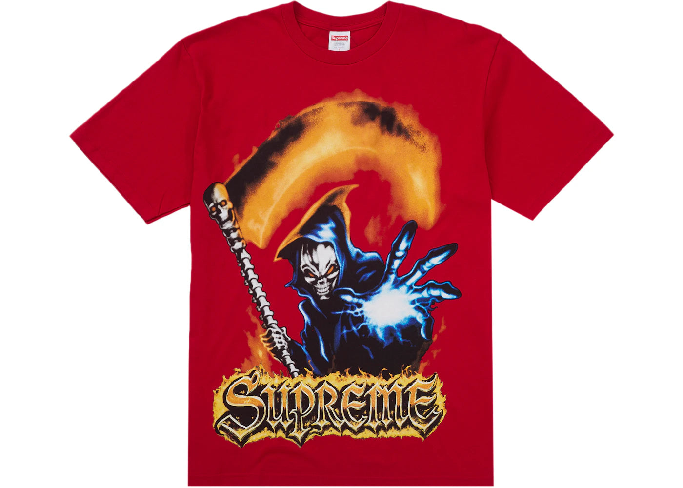 Supreme Grim Reaper Tee Red -1