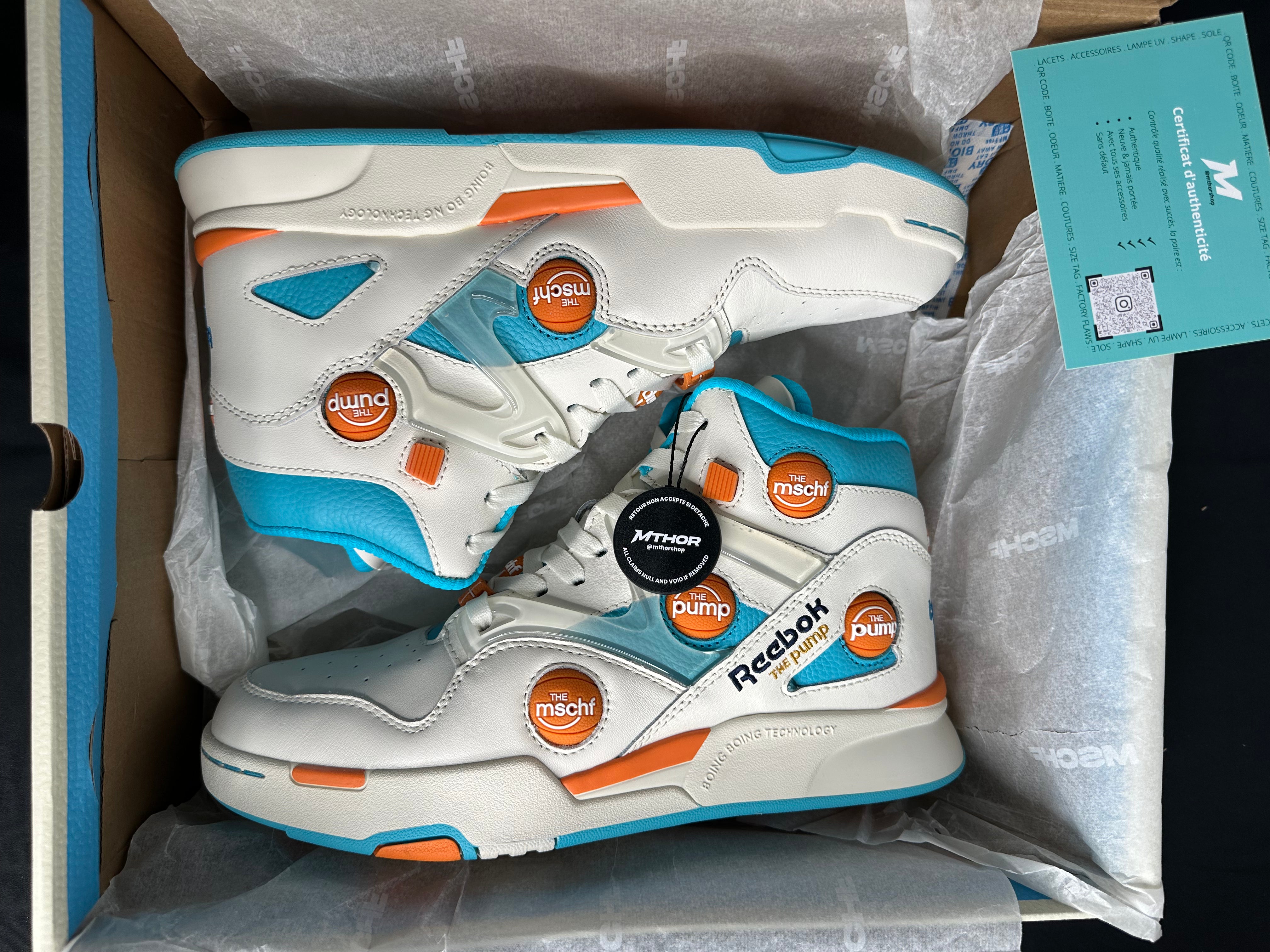 MSCHF x Reebok Pump Omni Zone IX Unbleached Look 2