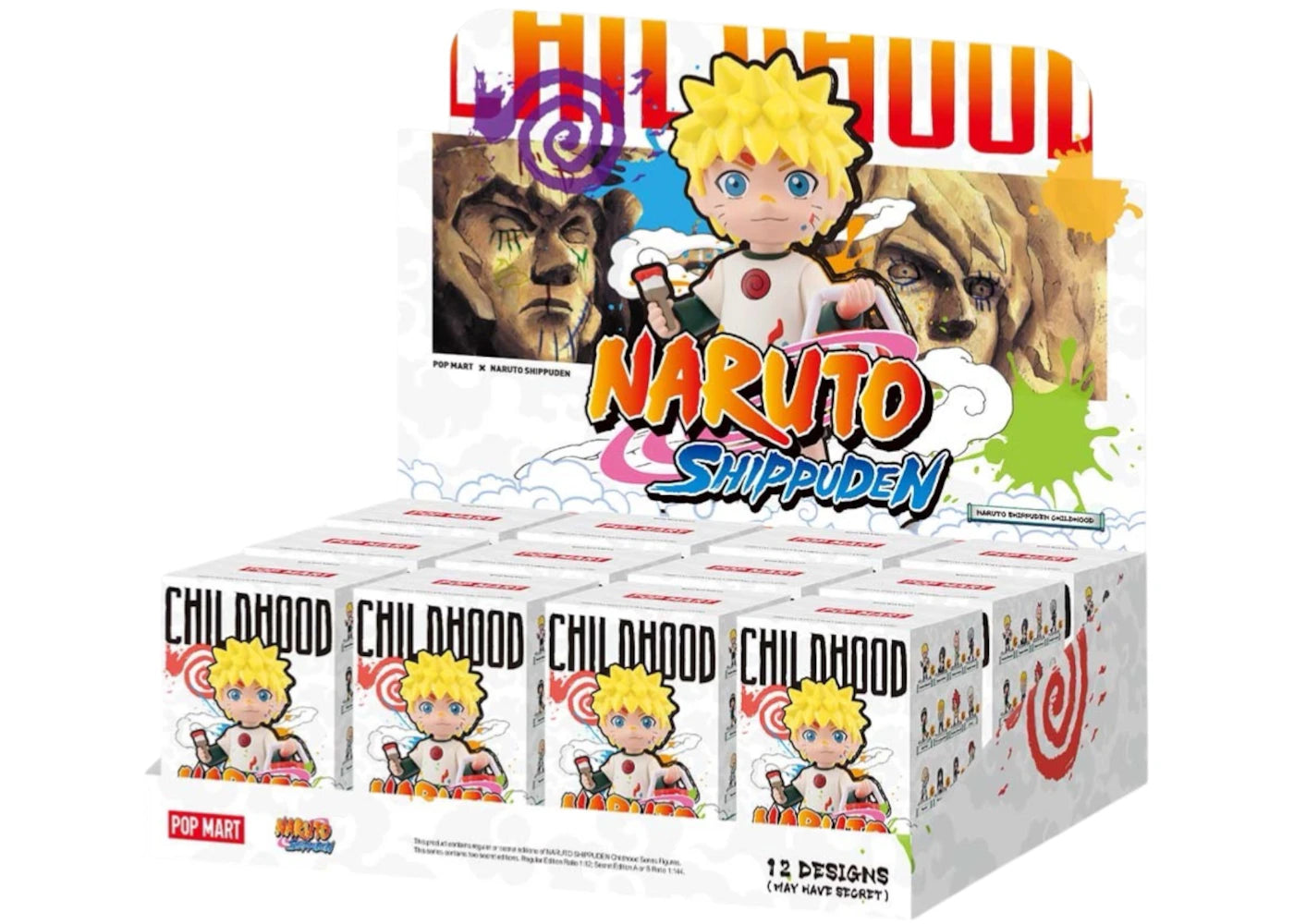 Pop Mart NARUTO SHIPPUDEN Childhood Series Figures Sealed Case (12 Blind Box) -1