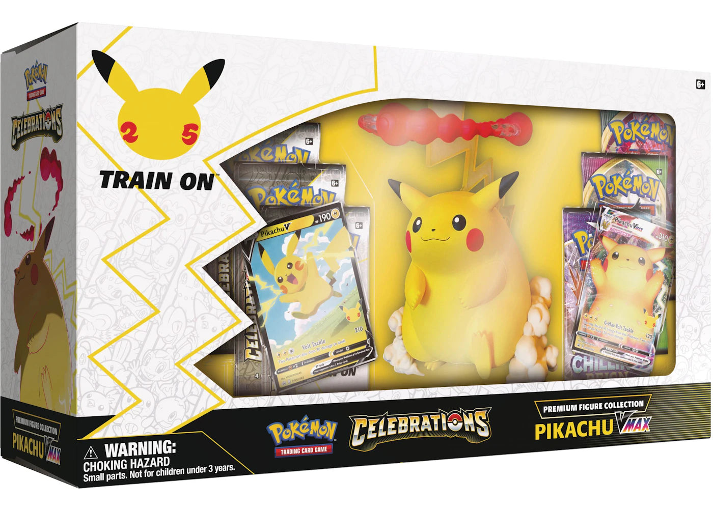 Pokémon TCG 25th Anniversary Celebrations Premium Pikachu VMAX Figure Collection Box -1