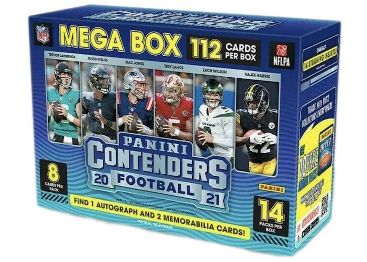 2021 Panini Contenders Football Mega Box (112 Ct.) -1