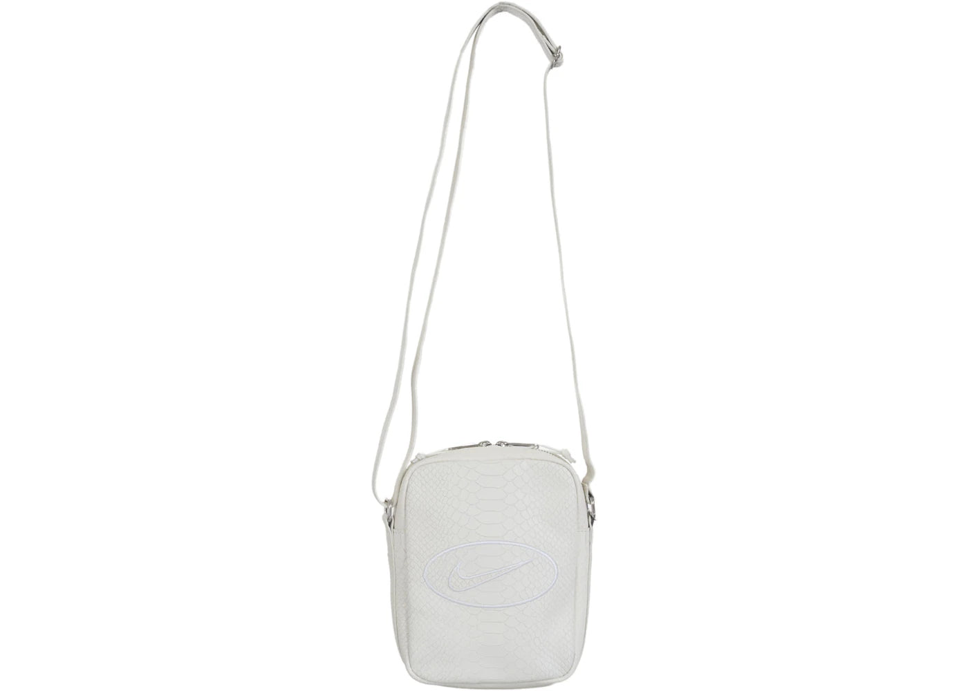 Supreme Nike Leather Shoulder Bag White -1