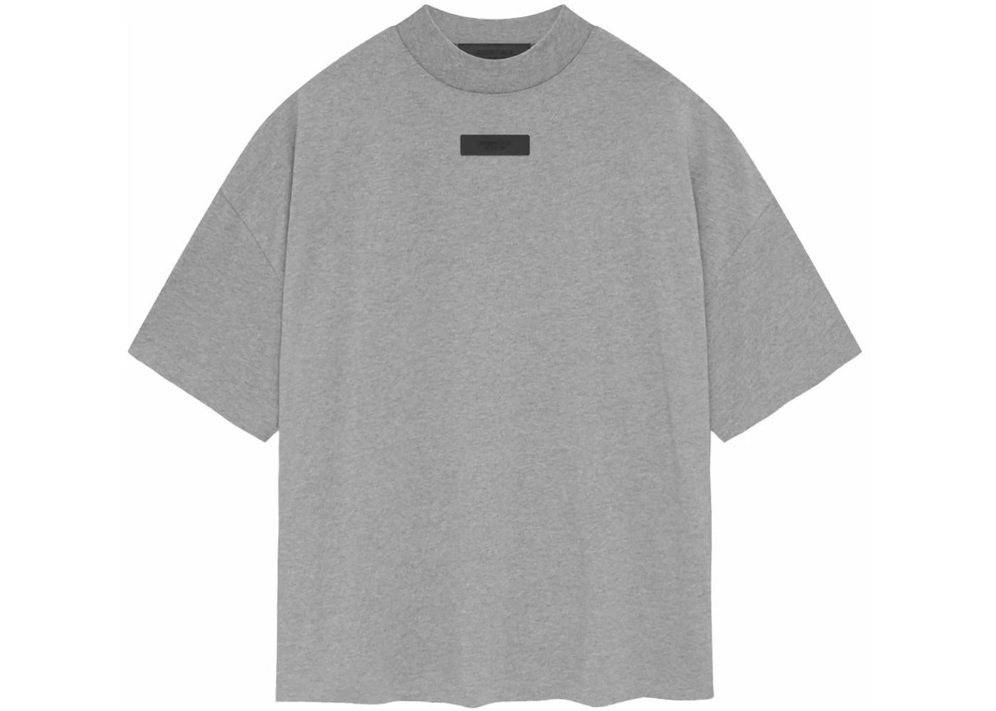 Fear of God Essentials S/S Tee Dark Heather Oatmeal -1