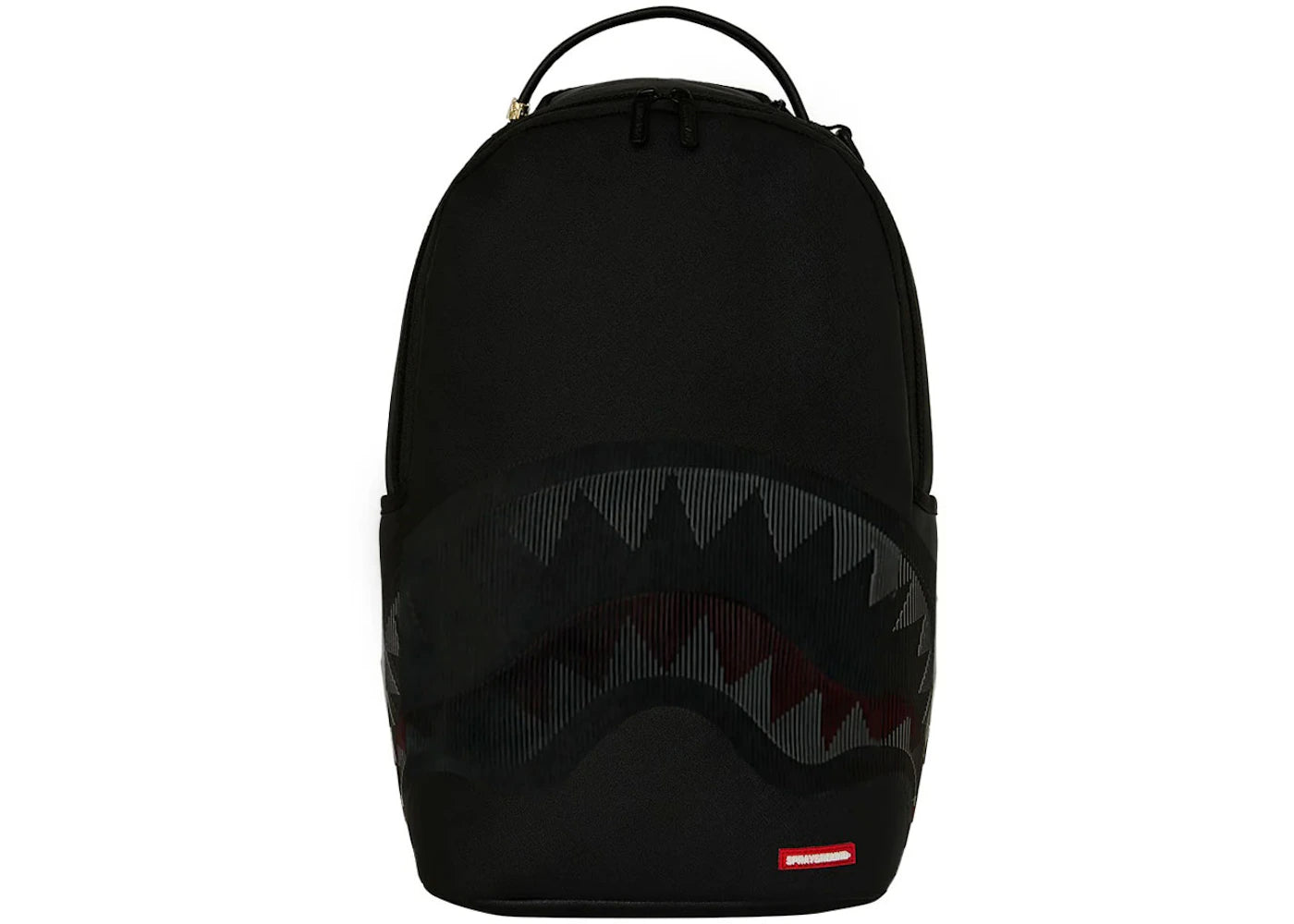 Sprayground Disappearing Shark Backpack Black -1