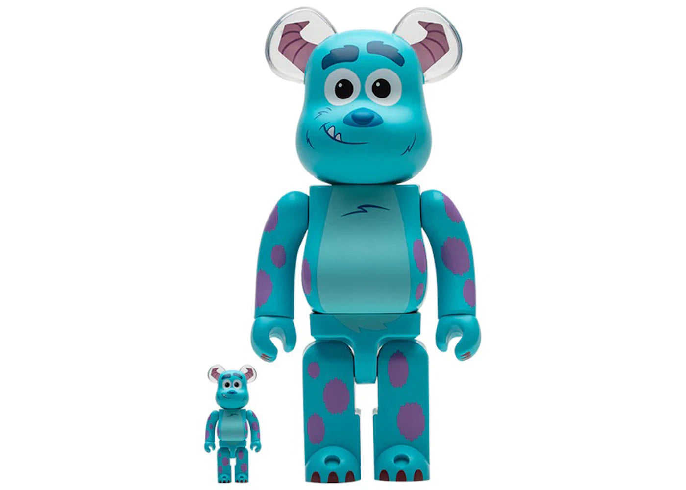 Bearbrick Disney Pixar Monsters, Inc. Sulley 100% & 400% Set -1
