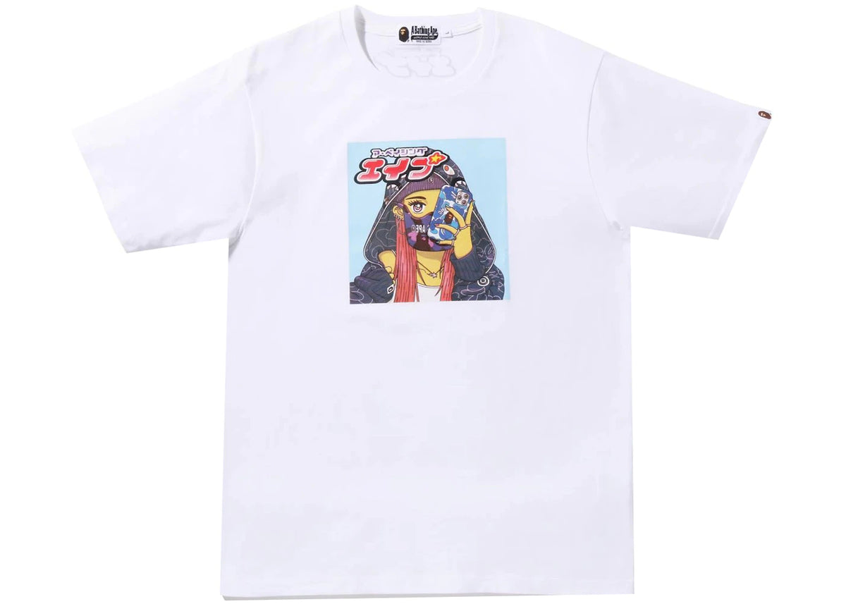 BAPE Girl Tee White -1