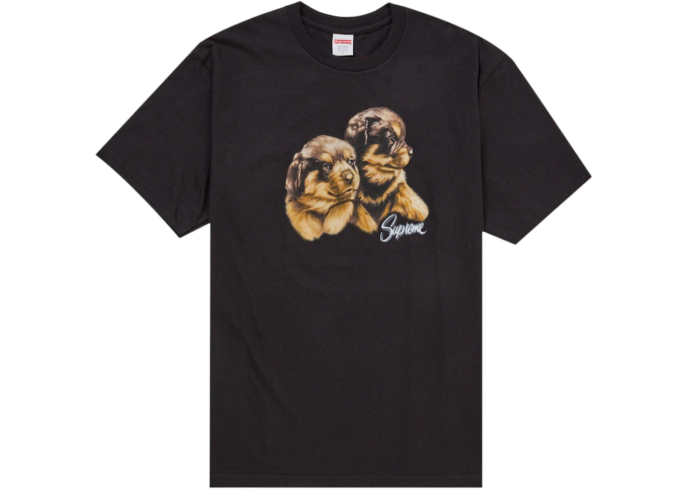 Supreme Puppies Tee Black -1