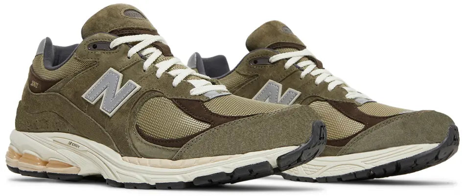 New Balance 2002R Olive Brown pair