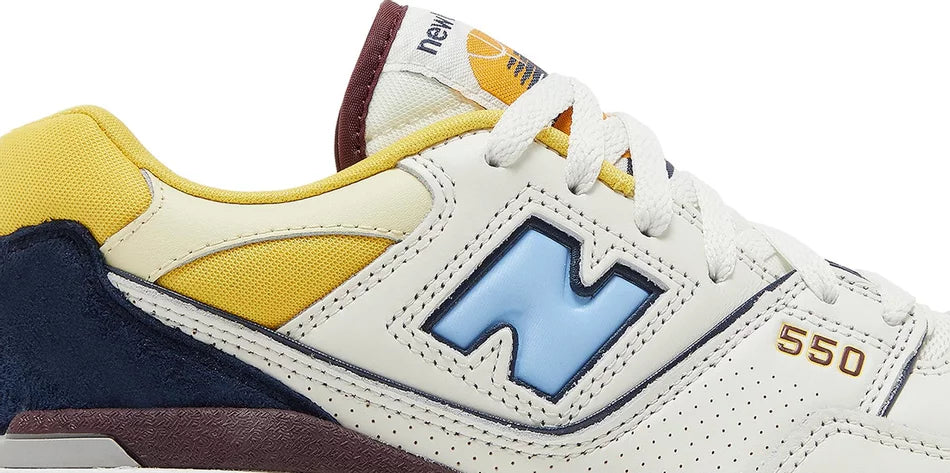 New Balance 550 Marquette close-up