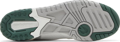 New Balance 550 White Nightwatch Green sole