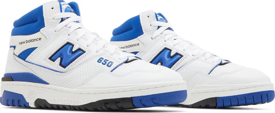 New Balance 650R White Royal Blue pair