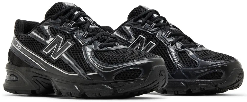 New Balance 740v2 Black Grey Silver