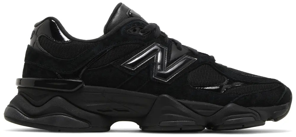 New Balance 9060 Triple Black Patent