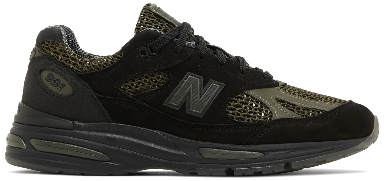 New Balance 991v2 MiUK Stone Island Black