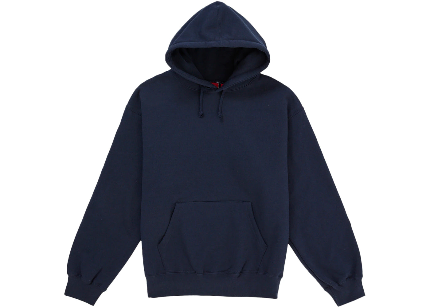 Supreme Satin Applique Hooded Sweatshirt (SS26) Washed Navy -1