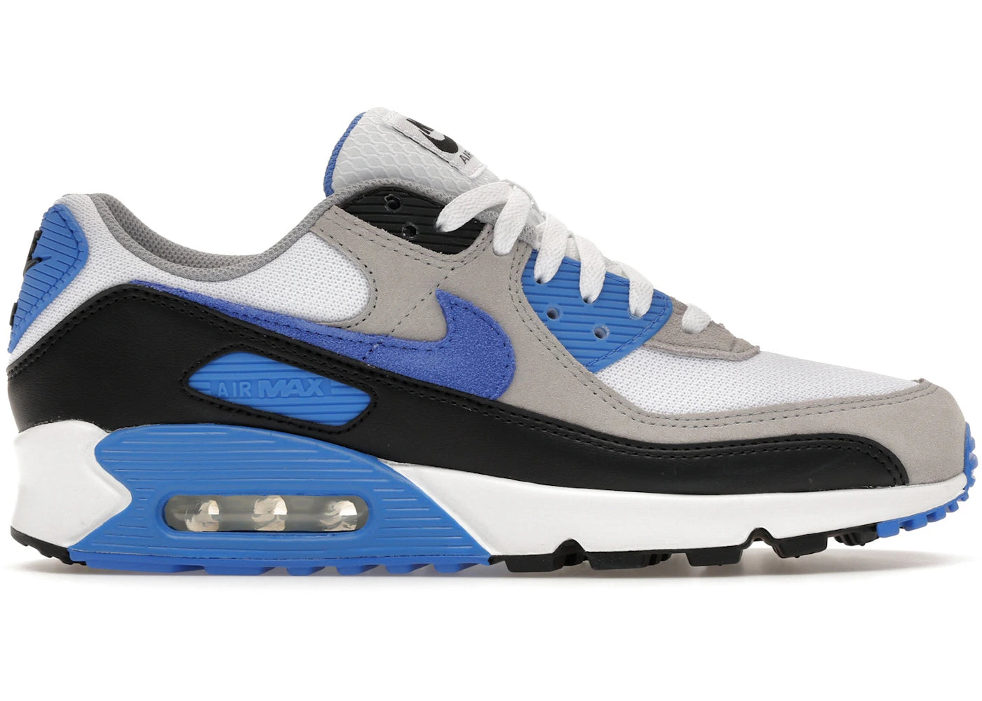 Nike Air Max 90 White Blue Crystal -1