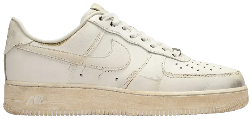 Nike Air Force 1 Low .SWOOSH Dirty Triple White