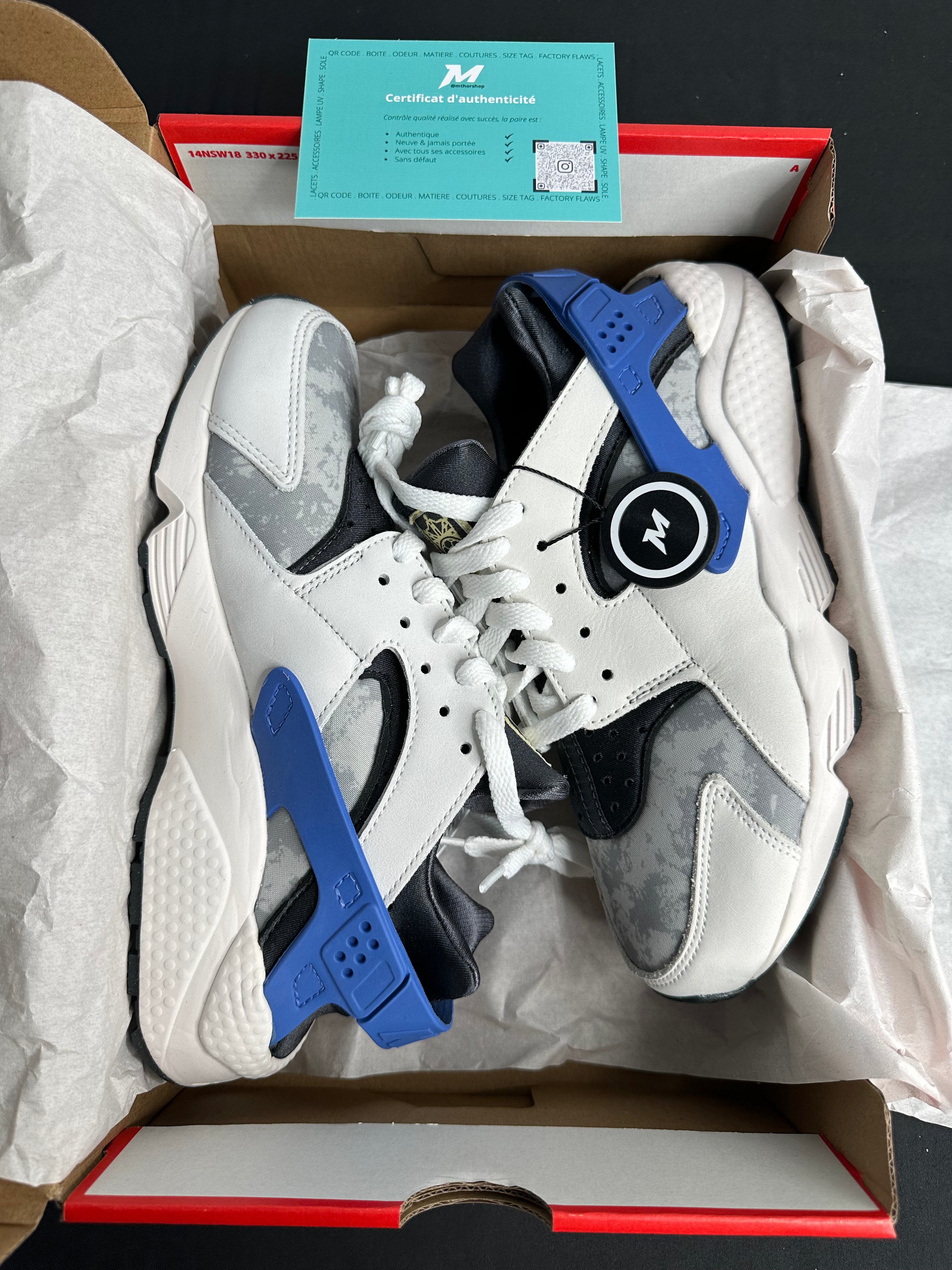 Nike Air Huarache Craft Summit White Comet Blue