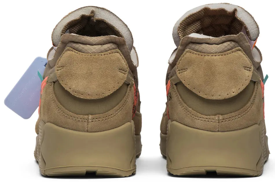 Nike air max 90 off white desert ore clearance