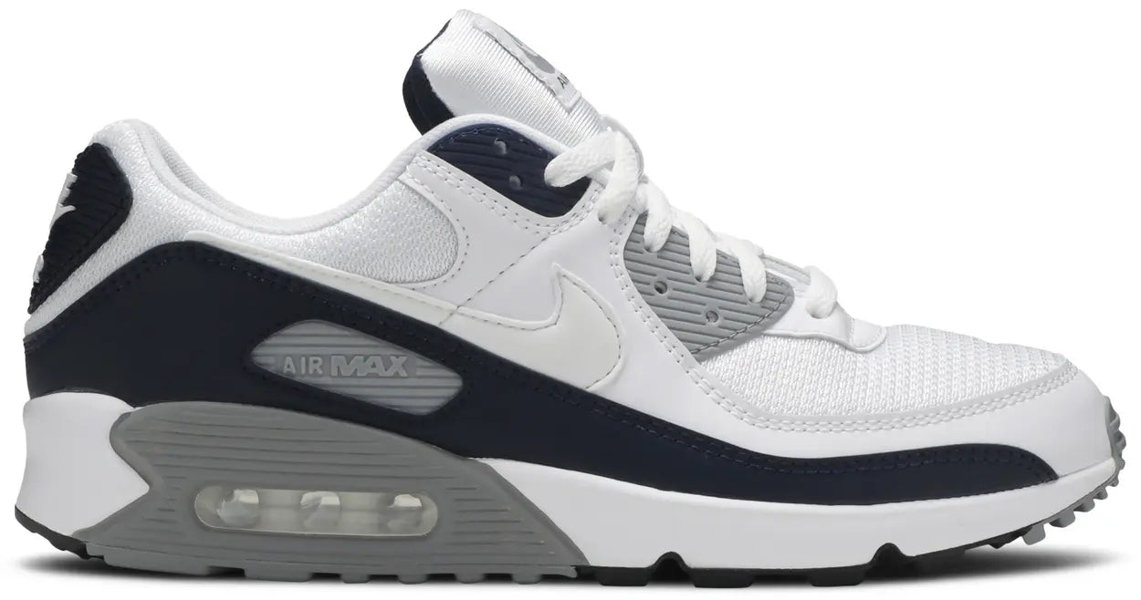 Nike Air Max 90 White Grey Obsidian