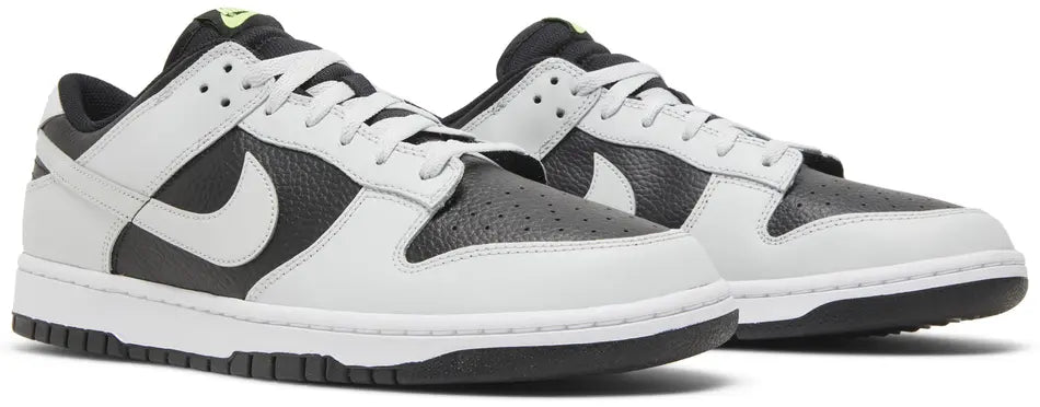 Nike Dunk Low Grey Panda Volt pair