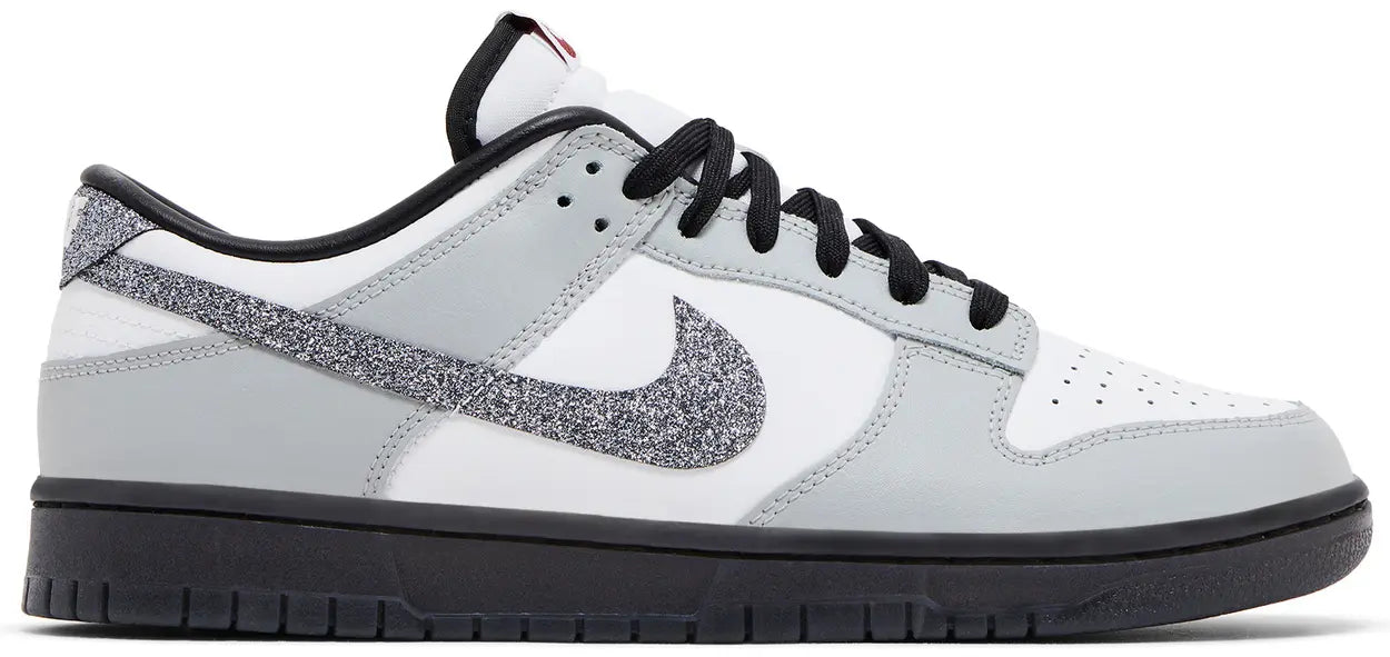 Nike Dunk Low LX Glitter Swoosh White Light Smoke Grey (W)