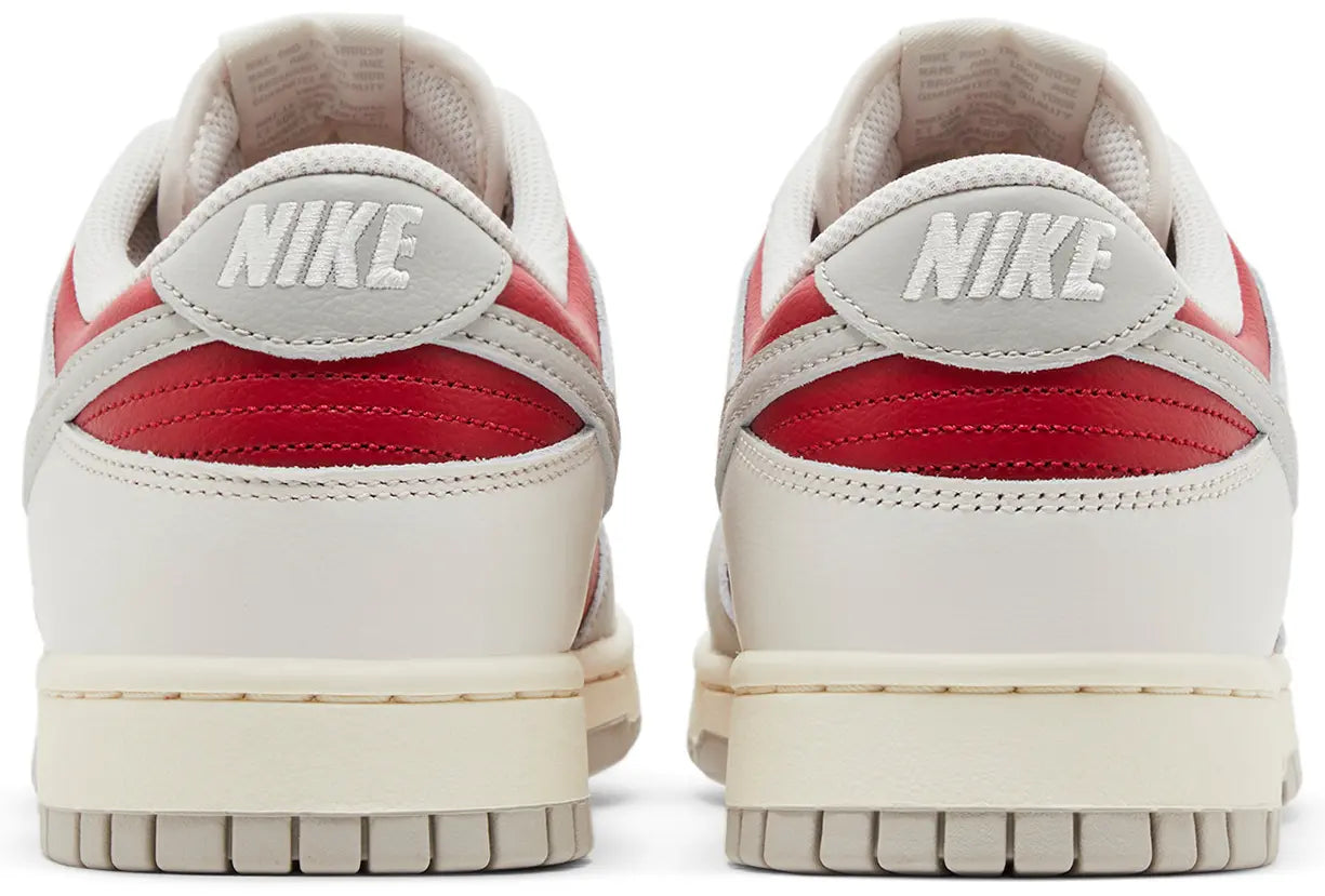 Nike Dunk Low Light Iron Ore Gym Red Back