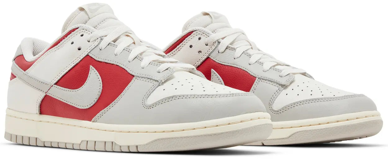 Nike Dunk Low Light Iron Ore Gym Red Pair