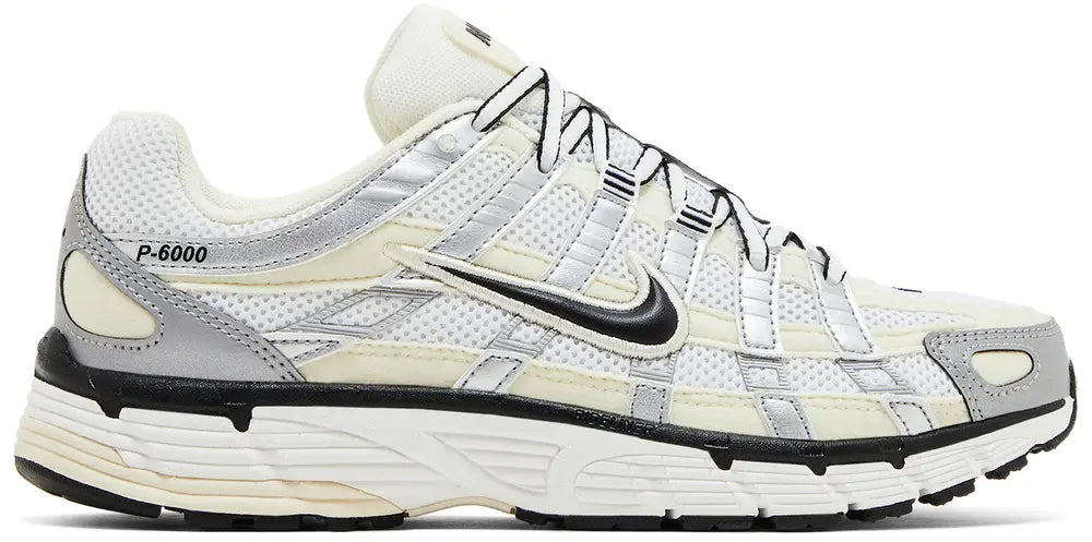 Nike P-6000 Coconut Milk Metallic Silver (W)