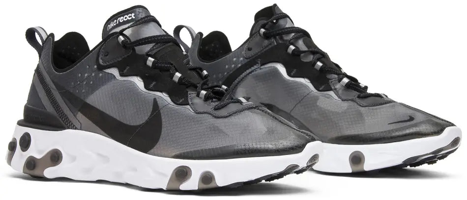 Nike React Element 87 Anthracite Black pair