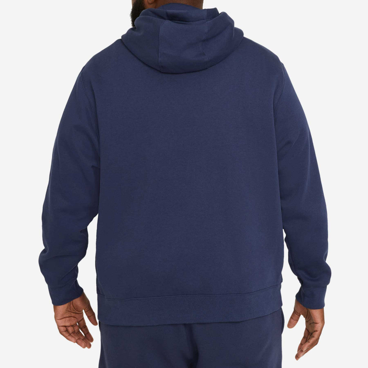 Nike Sportswear Club Fleece Pullover Hoodie Navy/White logo back