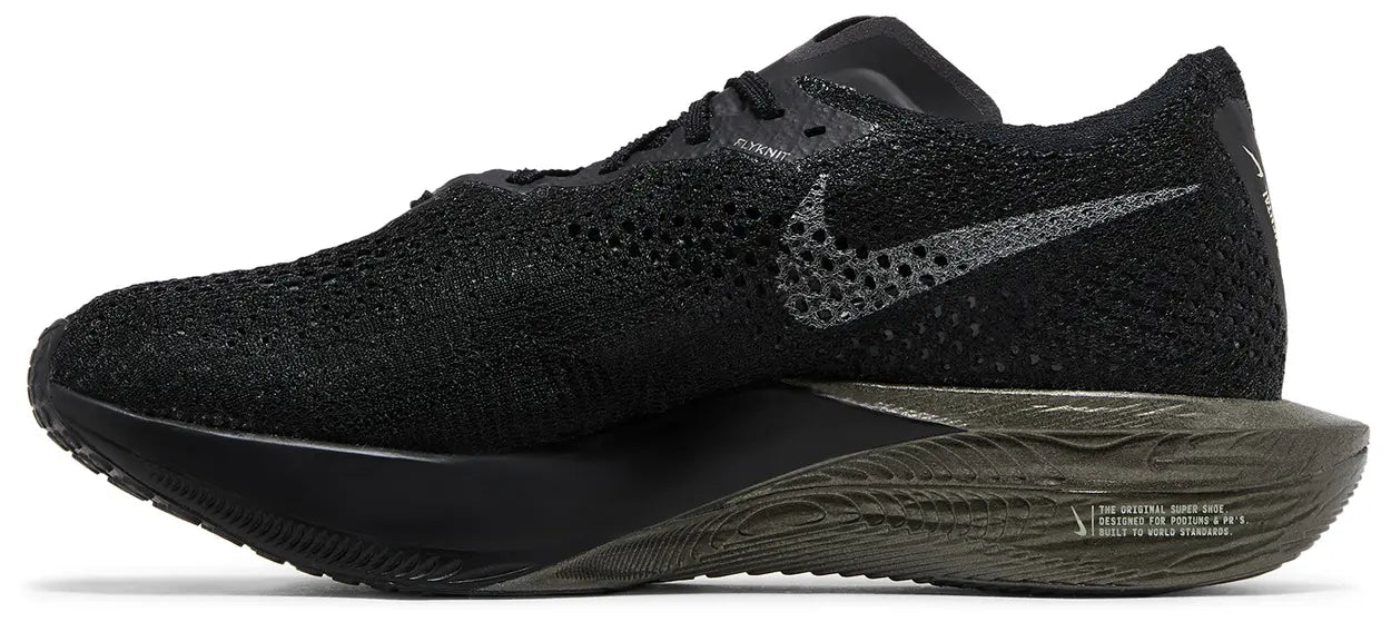 Nike ZoomX Vaporfly 3 Black Olive Aura Metallic Medium Ash