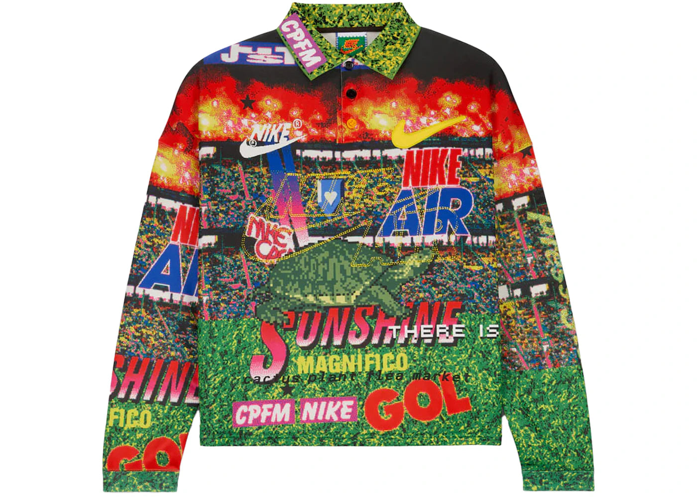 Nike x Cactus Plant Flea Market Longsleeve Polo Multicolor