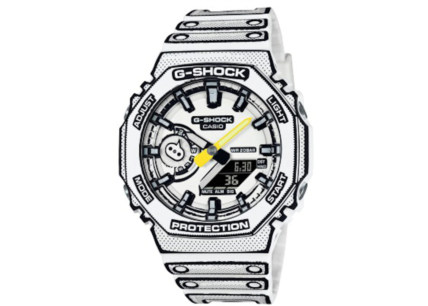 Casio G-Shock Manga Edition Classic White GA-2100MNG-7AJR -1