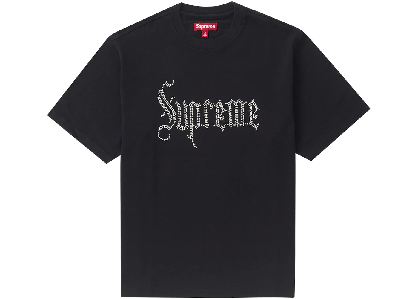 Supreme Rhinestone S/S Top Black -1