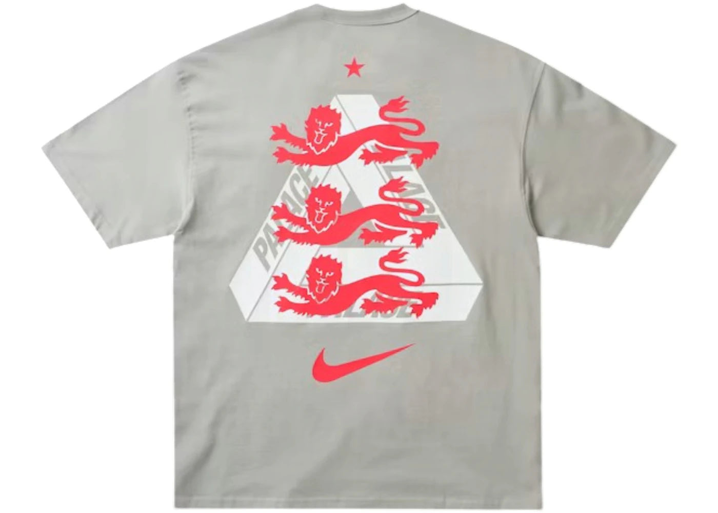 Palace x Nike England T-shirt Pewter Grey -1