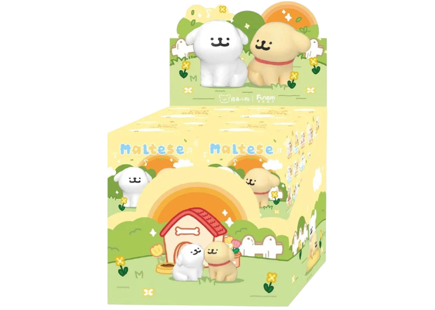 Funism Maltese Happy Snuggling Series Figures Sealed Case (8 Blind Boxes) -1