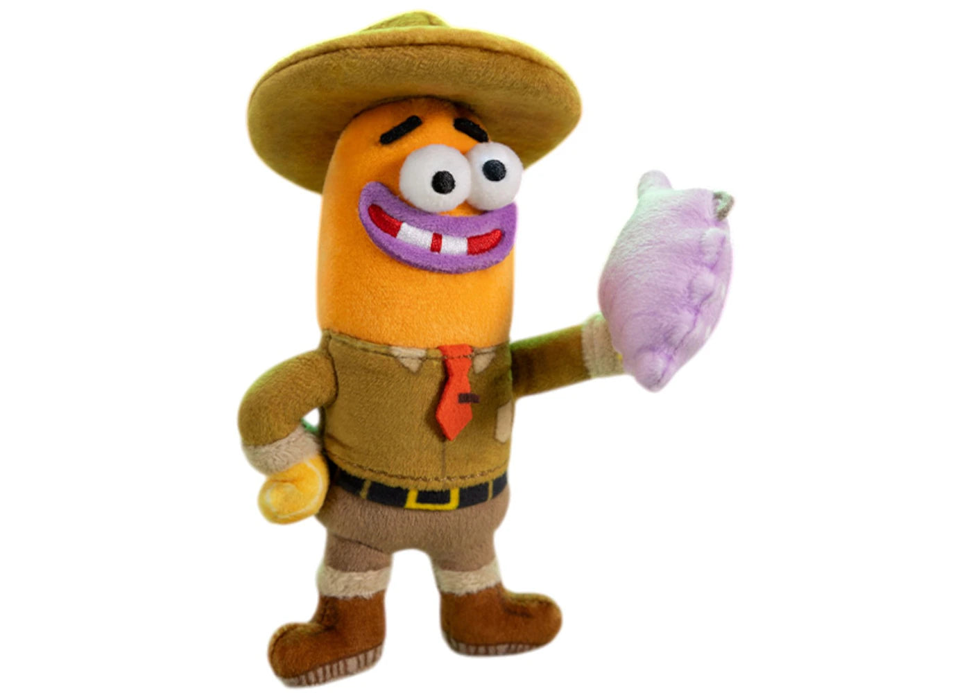 Pop Mart Gong Spongebob Squarepants Residents of Bikini Bottom Whimsical Part 2 Explorer Fish Plush -1