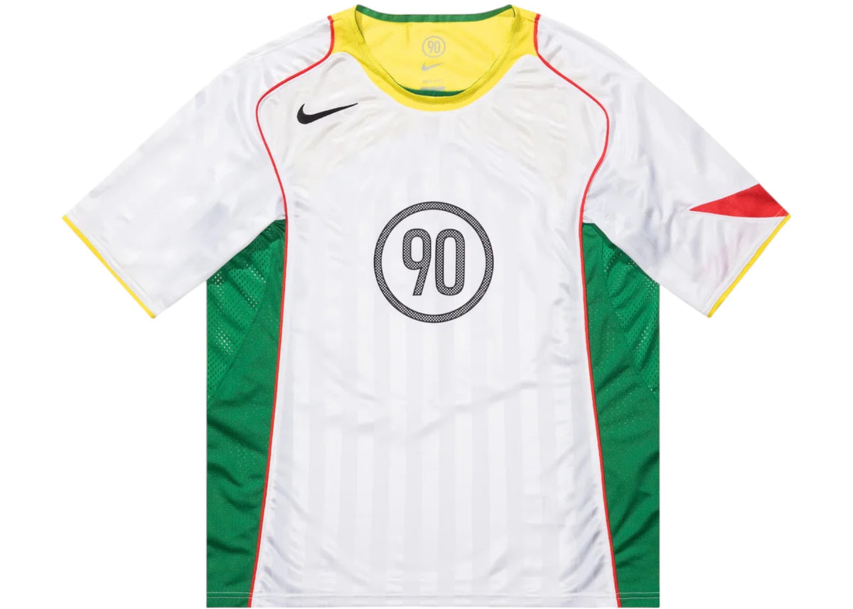 Nike x Total 90 Dri-Fit Soccer Jersey White/Optic Yellow -1