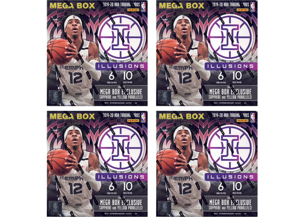 2019-20 Panini Illusions Basketball Mega Box 4x Lot -1
