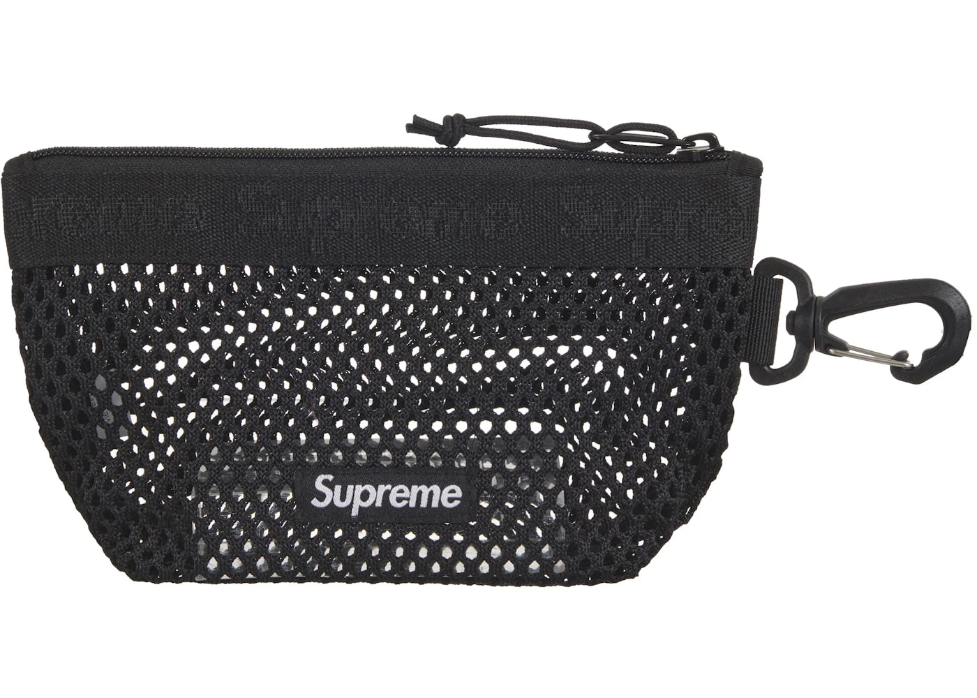 Supreme Mesh Mini Pouch Black -1