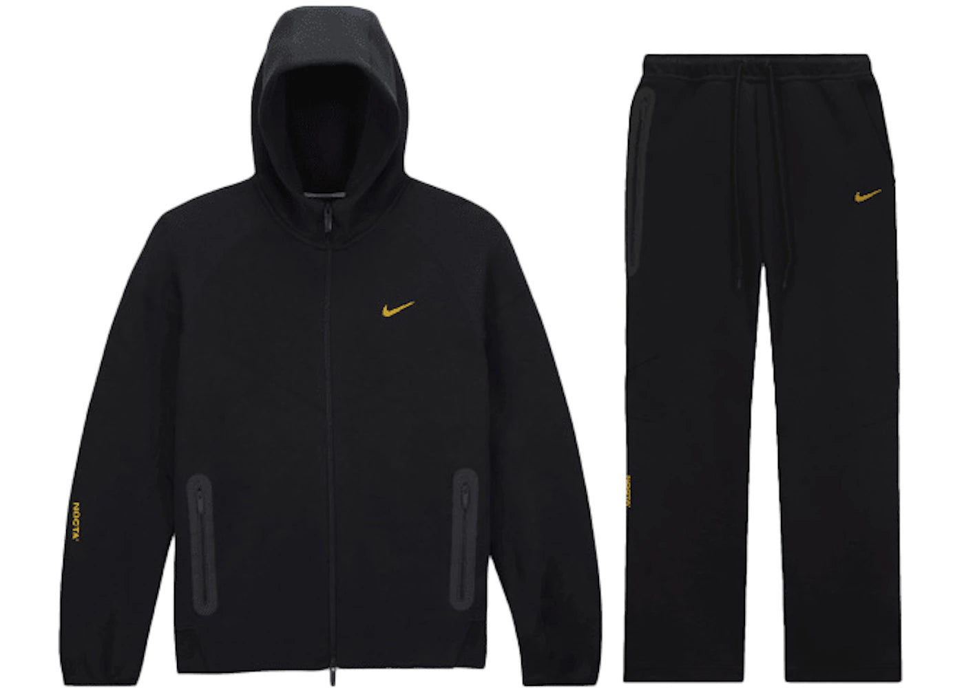 Nike x NOCTA Tech Fleece Hoodie & Joggers Set Black -1