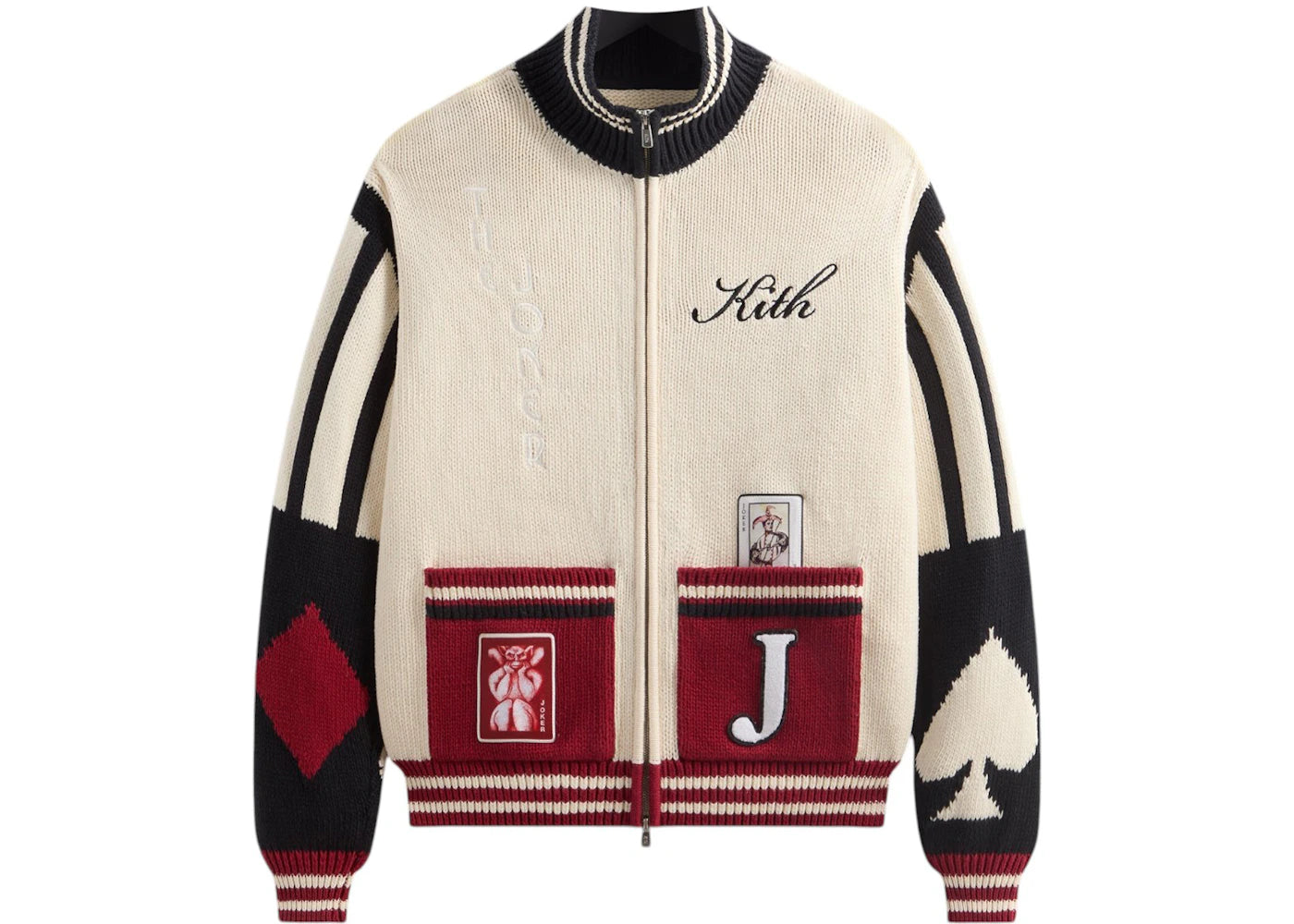 Kith x Batman Joker Wyona Full Zip Sweater Sandrift -1